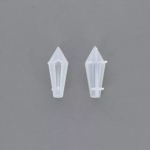 Molde silicono gota facetado para hacer des colgantes de resina 41x16 mm x1
