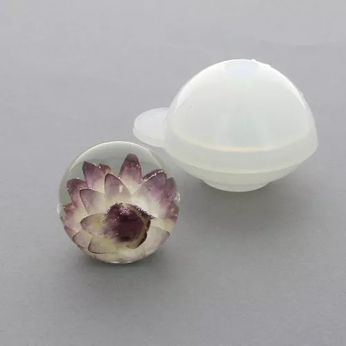 Molde silicono 30 mm - Esfera - para resina x1