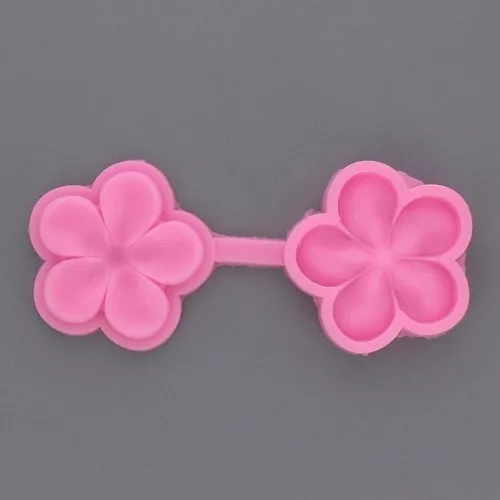 Molde sacabocado flor de ciruelo - para arcilla polimérica - arcilla de metal x1