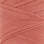 Bobina de hilo encerado Linhasita para micro macramé 1 mm - Coral (640) x168m