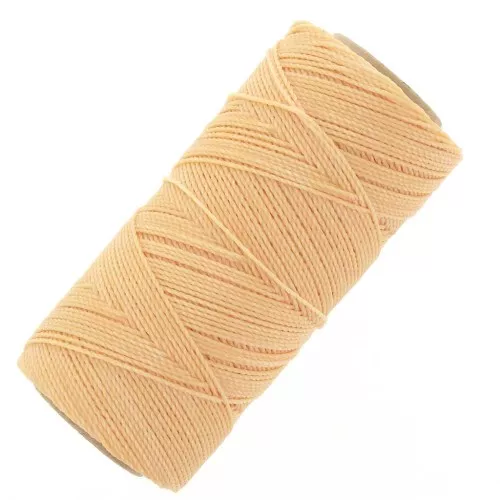 Bobina de hilo encerado Linhasita para micro macramé 1 mm - Melocotón (219) x168m