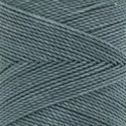 Bobina de hilo encerado Linhasita para micro macramé 1 mm - Gris azulado (549) x168m