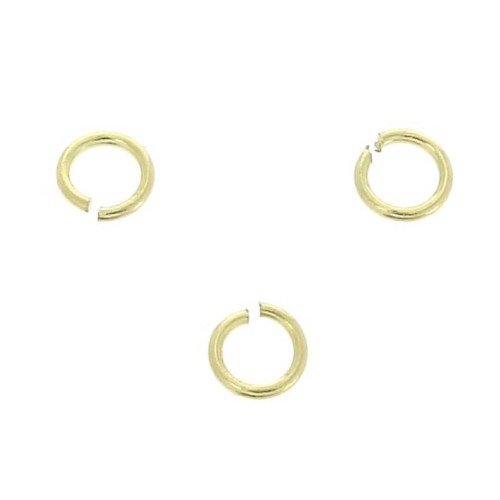 Anillas abiertas 2.5x0.4mm de Gold filled x50