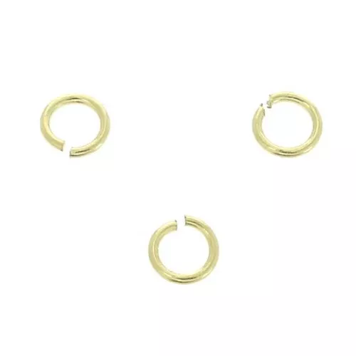 Anillas abiertas 2.5x0.4mm de Gold filled x50