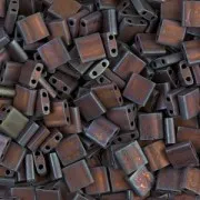 Miyuki Tila Beads 5x5x1.9 mm TL-2005 -Mat Met Dark Raspberry Iris x10g