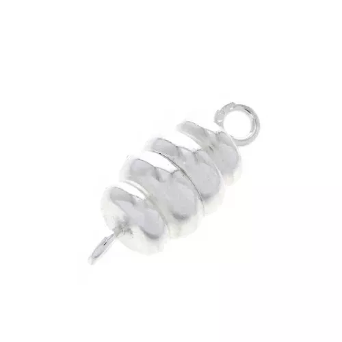 Cierre magnético con detalles 6.5 mm Plata 925 x1