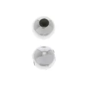Stopper Bead 6 mm con agujero de 2 mm de Plata 925 x1