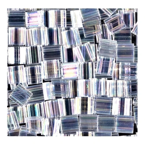 Miyuki Tila Beads 5x5x1.9 mm TL-0250 - Crystal AB x10g