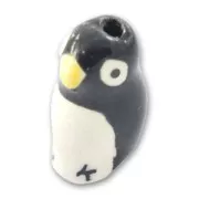 Pingüino de cerámica 20x12 mm Negro