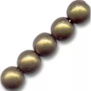 Bolitas 2 mm bronce x100