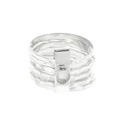 Anillo semanal para cabuchón 4 mm - Talla 52 - de Plata 925 x1|raw }}