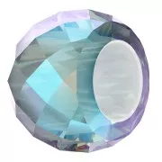 Briolette XXL PureCrystal 5043 - cuenta arandela 11 mm Aquamarine Shimmer 2X x1