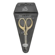 Tijeras de bordado con bonitos detalles 9 cm - Premax - Dorado x1