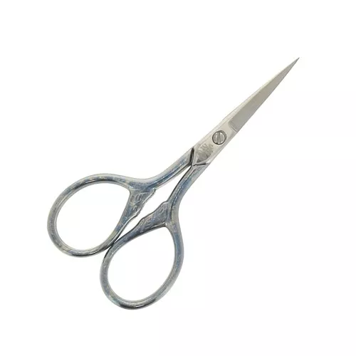Tijeras de bordado con bonitos detalles efecto vitral 9 cm - Premax - Azul x1