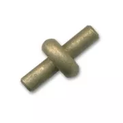 Terminal para cordón hueco 5 mm bronce x1