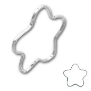 Separadores 10 mm rodiado x6