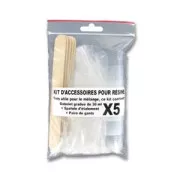 Kit de accesorios para resina