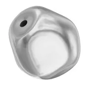 Baroque nacarada PureCrystal 5841 cuenta redonda irregular 8 mm Light Grey Pearl x1