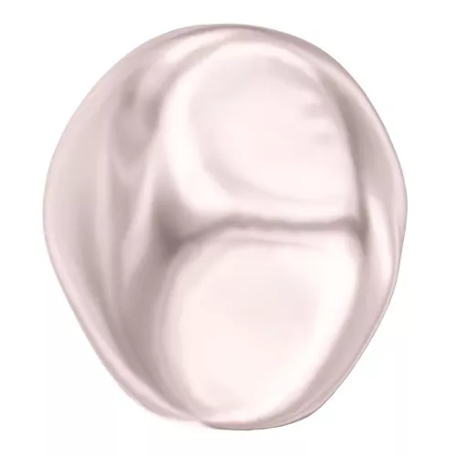 Baroque nacarada PureCrystal 5841 cuenta redonda irregular 8 mm Rosaline Pearl x1