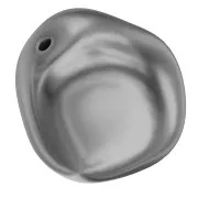 Baroque nacarada PureCrystal 5841 cuenta redonda irregular12 mm Dark Grey Pearl x1