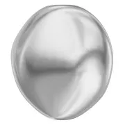Baroque nacarada PureCrystal 5842 cuenta plana irregular 14 mm Light Grey Pearl x1