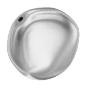Baroque nacarada PureCrystal 5842 cuenta plana irregular 14 mm Light Grey Pearl x1