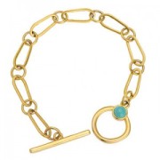 Entrepieza ovalado asimétrico 17x7 mm - Plateado Envej.x1