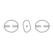 Baroque nacarada PureCrystal 5842 cuenta irregular 10mm Rosaline Pearl x1