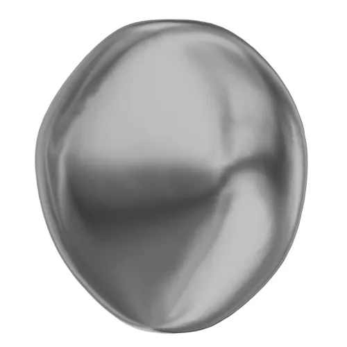 Baroque nacarada PureCrystal 5842 cuenta irregular 10mm Dark Grey Pearl x1
