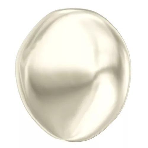Baroque nacarada PureCrystal 5842 cuenta irregular 10mm Cream Pearl x1