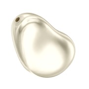 Baroque nacarada PureCrystal 5843 cuenta gota irregular 16 mm Cream Pearl x1