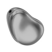 Baroque nacarada PureCrystal 5843 cuenta gota irregular 16 mm Dark Grey Pearl x1