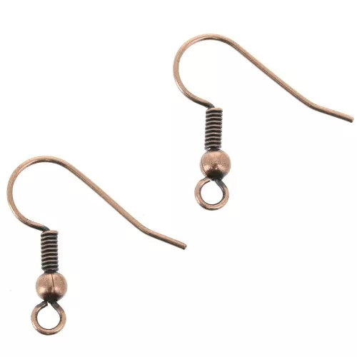 Ganchos 18 mm cobrizo antiguo x6