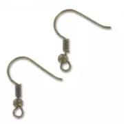 Ganchos para pendientes de bola de 18 mm - Bronce (6 unidades)