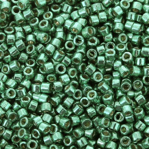 Miyuki Delica Duracoat 11/0 DB2505 -  Galvanized Dark Mint Green x8g