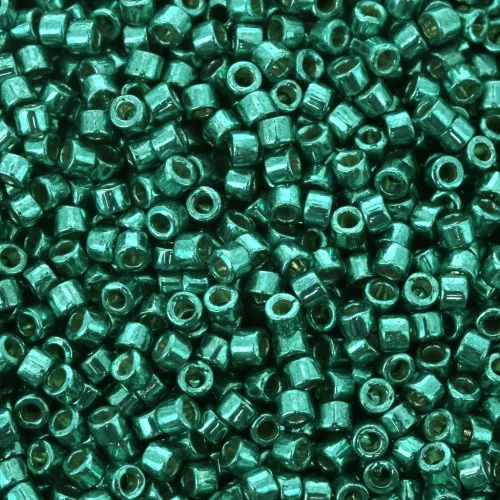 Miyuki Delica Duracoat 11/0 DB2506 - Galvanized Dark Aqua Green x8g