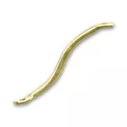 Separadores tubo 2 anillas 22mm dorado x20