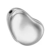 Baroque nacarada PureCrystal 5843 cuenta gota irregular 12 mm Light Grey Pearl x1