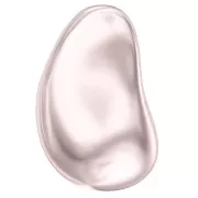 Baroque nacarada PureCrystal 5843 cuenta gota irregular 12 mm Rosaline Pearl x1