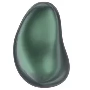 Baroque nacarada PureCrystal 5843 cuenta gota irregular 12 mm Irid Tahitian Look x1