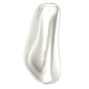 Baroque nacarada PureCrystal 5844 cuenta ovalada irregular 10mm White Pearl x1|raw }}