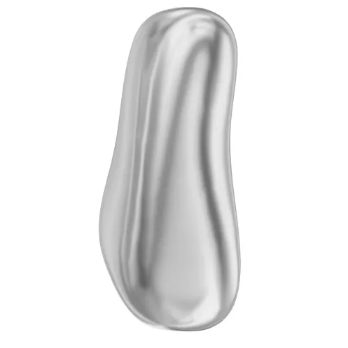 Baroque nacarada PureCrystal 5844 cuenta ovalada irregular 10mm Light Grey Pearl x1