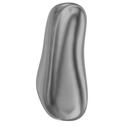 Baroque nacarada PureCrystal 5844 cuenta ovalada irregular 10mm Dark Grey Pearl x1