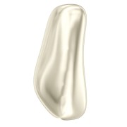 Baroque nacarada PureCrystal 5844 cuenta ovalada irregular 10 mm Cream Pearl x1