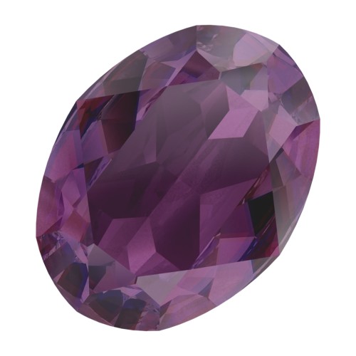 Cabuchón PureCrystal 4120 8x6 mm Amethyst Ignite x1