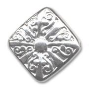 Rombo CCB 37 mm Plateado x 1