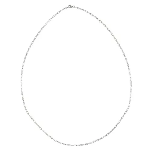 Collar largo de 80 cm eslabón rectangular 3 mm - Acero inoxidable 304 x 1