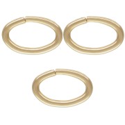 Anillas abiertas ovaladas 6.3x4.1x0.76 mm de Gold filled x100|raw }}