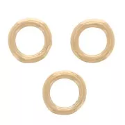 Anillas cerradas 4x0.7mm de Gold filled x100