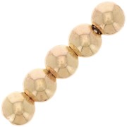 Cuentas redondas - bolas 5 mm de Gold filled Light x50|raw }}